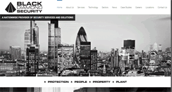 Desktop Screenshot of blackdiamondsecurity.co.uk
